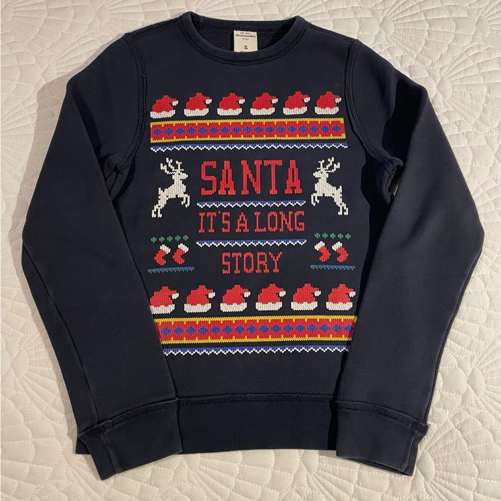 Abercrombie Kids Holiday / Christmas Sweater - Size Small